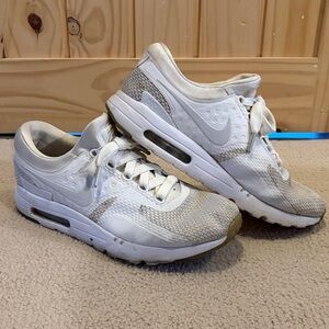 Nike Air Max Zero Triple White Shoes